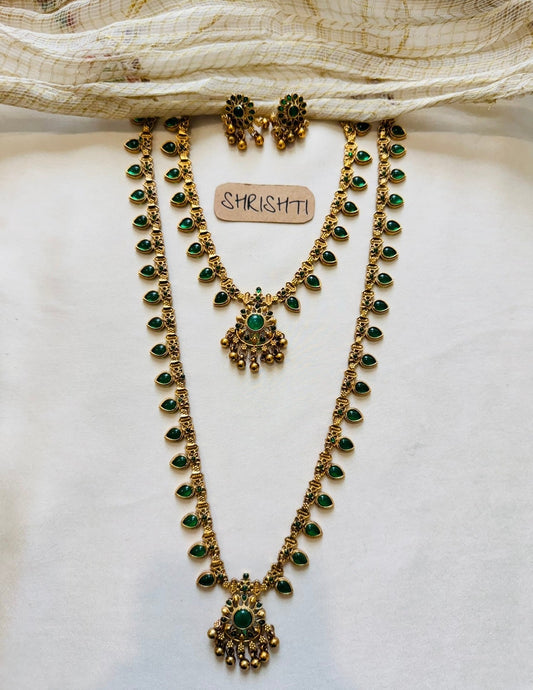 kemp bridal set green