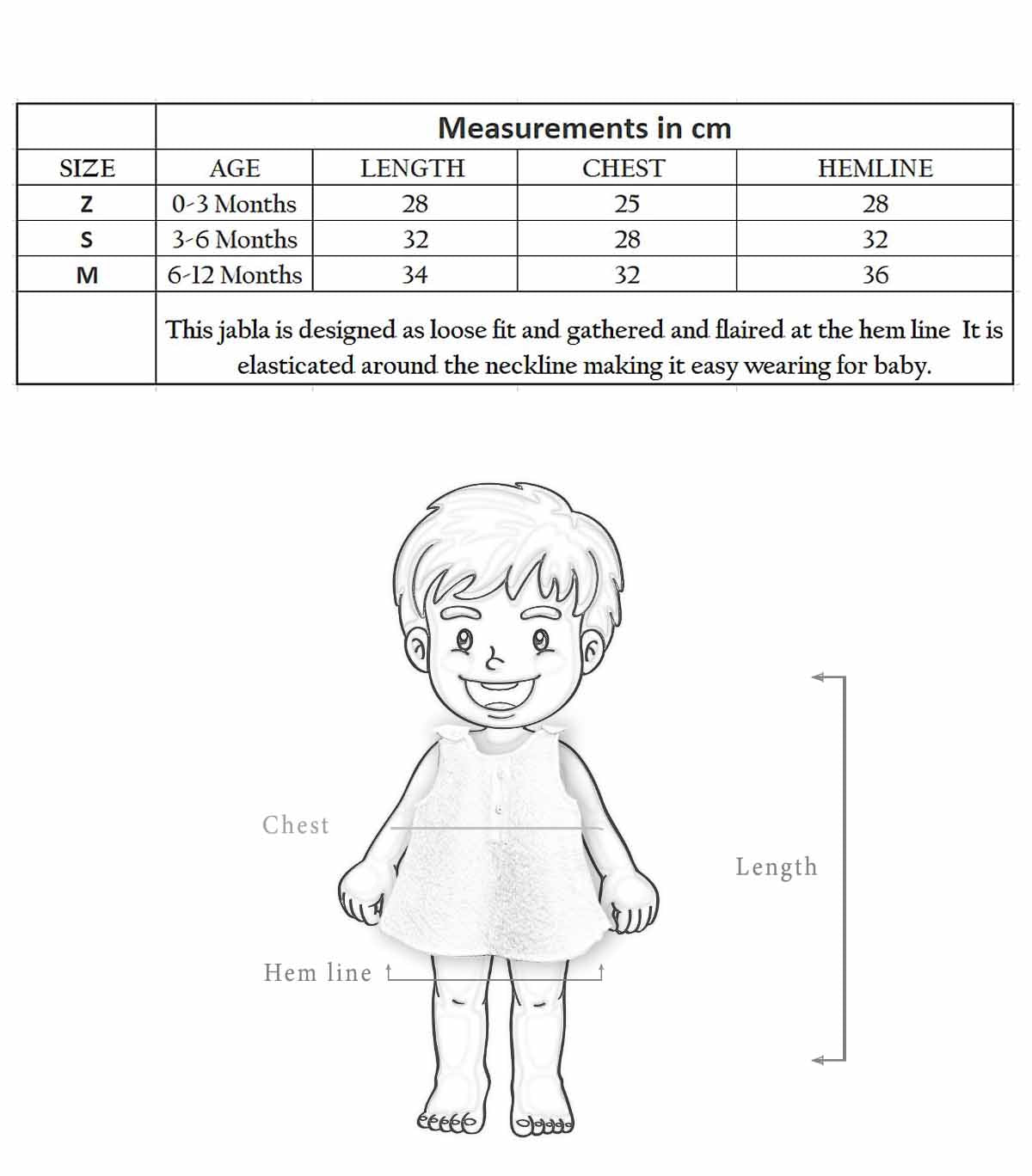 Pure White Unisex Snap Jabla